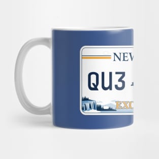 Queens car license plate Mug